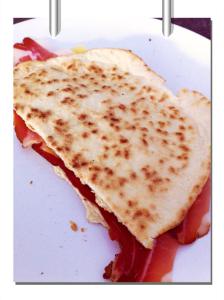 piadina with speck 