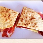 Homemade Italian Pizza Heart with Mozzarella and Chopped Tomatoes Recipe