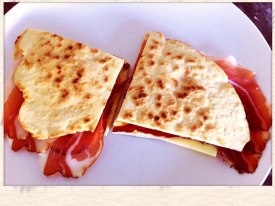 piadina with lonza