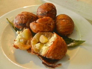 steamed chestnuts