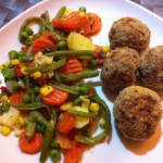 Meatloaf with roasted potatoes recipe